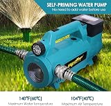 Mellif Cordless Transfer Pump for Makita 18V Battery Tool Only view 5