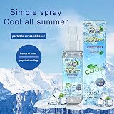Jomewory 50ml Cooling Mist Body Spray Long Lasting for Sports Outdoors Camping view 3