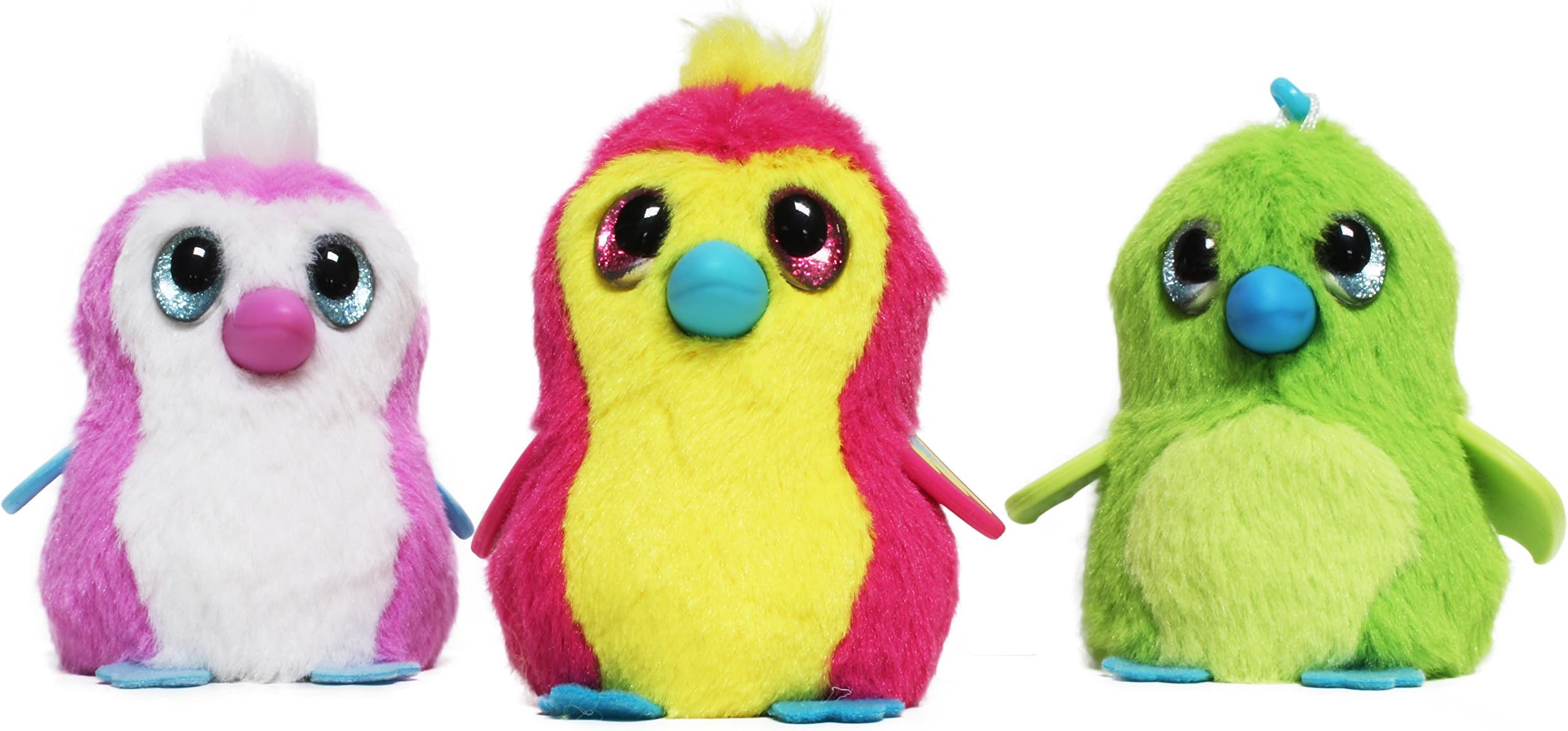 Hatchimals Keychain, Backpack Clip: 3-Pack, 3.5" (Styles & Colors Vary) by Wish Factory