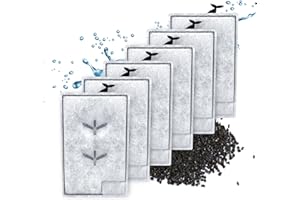 ELXXROONM Erreloda 6 Packs Extra Small Filter Cartridges Replacement Compatible with Aqueon QuietFlow E Internal Power Filter Size 3