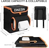 Einesin Car Trash Can with Tissue Holder Leakproof 11L Organizer view 2