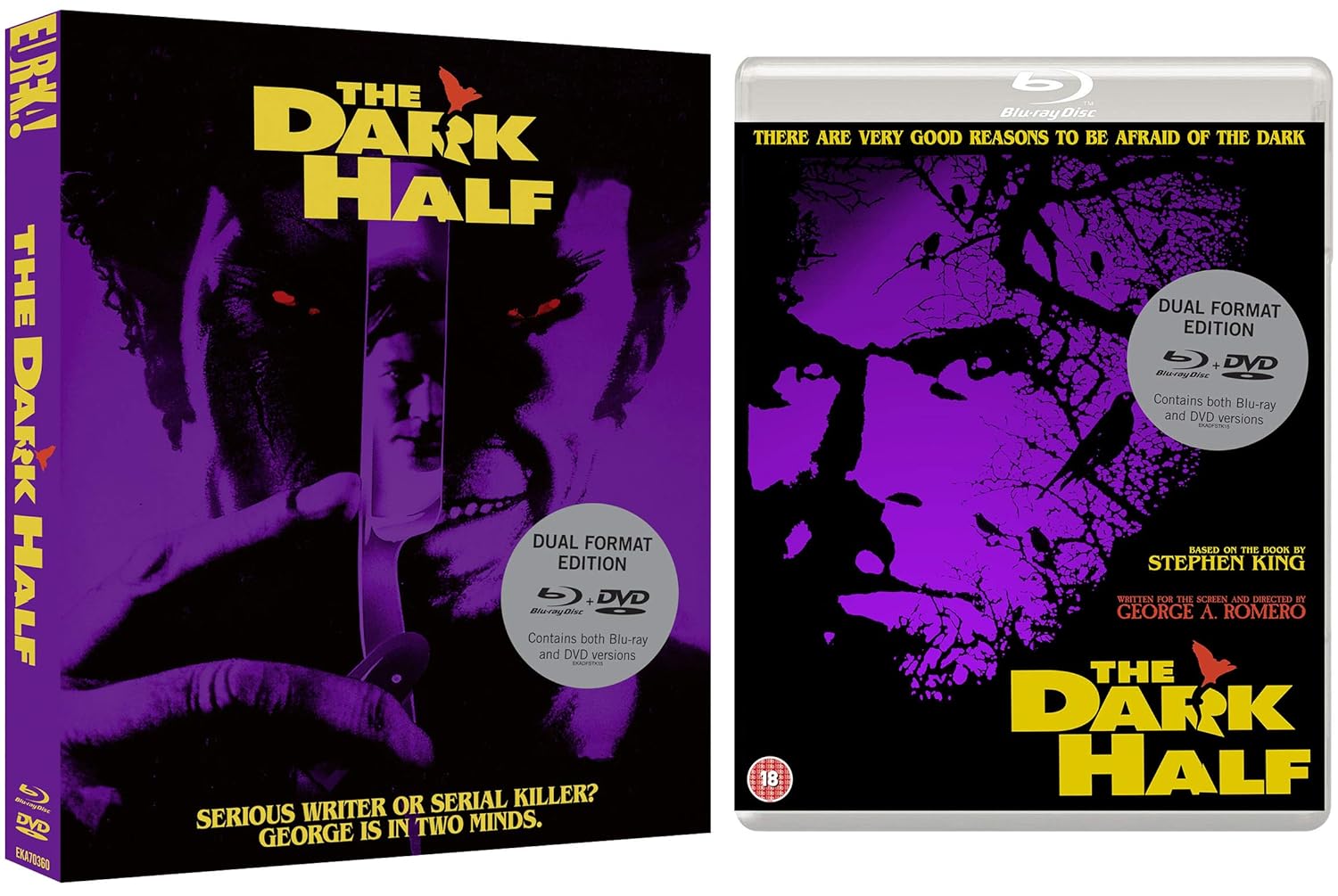 The Dark Half (1993) (Eureka Classics) Dual Format (Blu-ray & DVD) edition