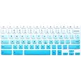 UHamn Keyboard Skin Compatible for Dell 11.6" Chromebook C3181 P22T 3100 & Dell Chromebook 11 3120 3180 3181 3189 & Dell Chromebook 13 3380 (Not Compatible for Dell 11 3180 Windows Laptop) Blue Ombre