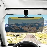 DOOUBAO Sun Visor Extender for SUV, 2 in 1 Day and Night Universal Sun Visor Extender for Car Easy to Install, UV400 Anti-Glare Protects from Glare, UV Rays, Snow Blindness for Safe Driving