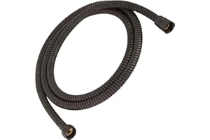 AQUA ELEGANTE Universal 72 Inch Flexible Shower Hose - Extra Long, Stainless Steel, Double-Buckle For Handheld Showerhead - Oil-Rubbed Bronze