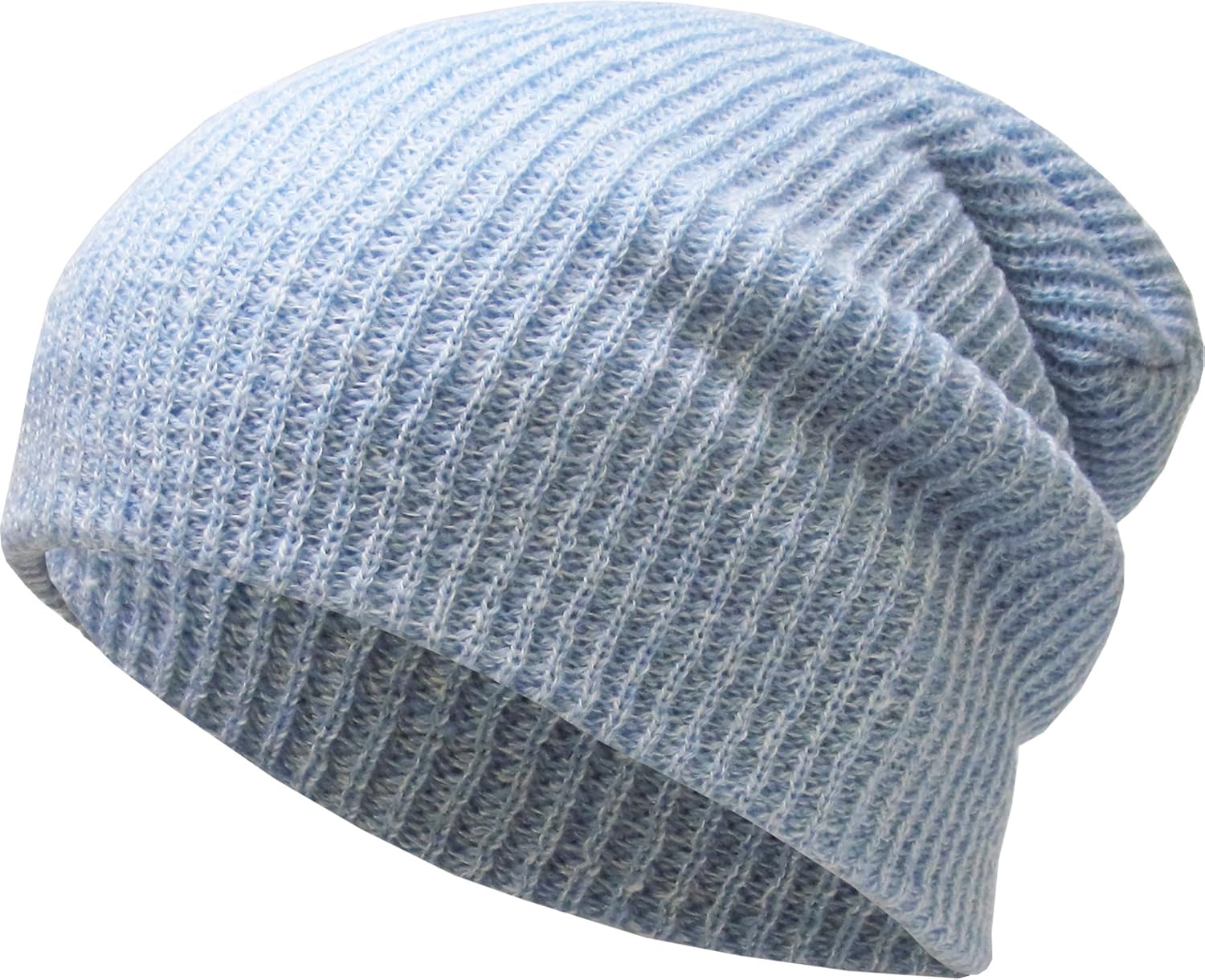 KBW-12 BLK Solid Slouchy Beanie Skull Cap Hat: Clothing