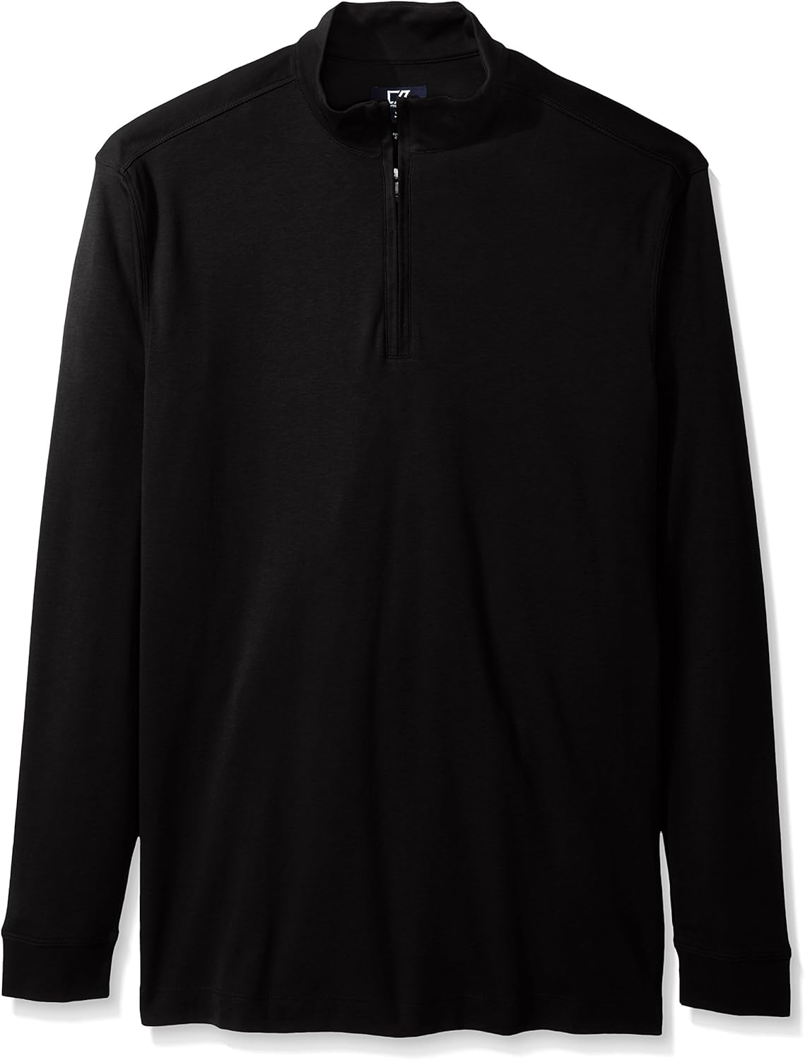 Cutter & Buck Men's Big and Tall Long Sleeve Belfair Pima Half-Zip: Clothing