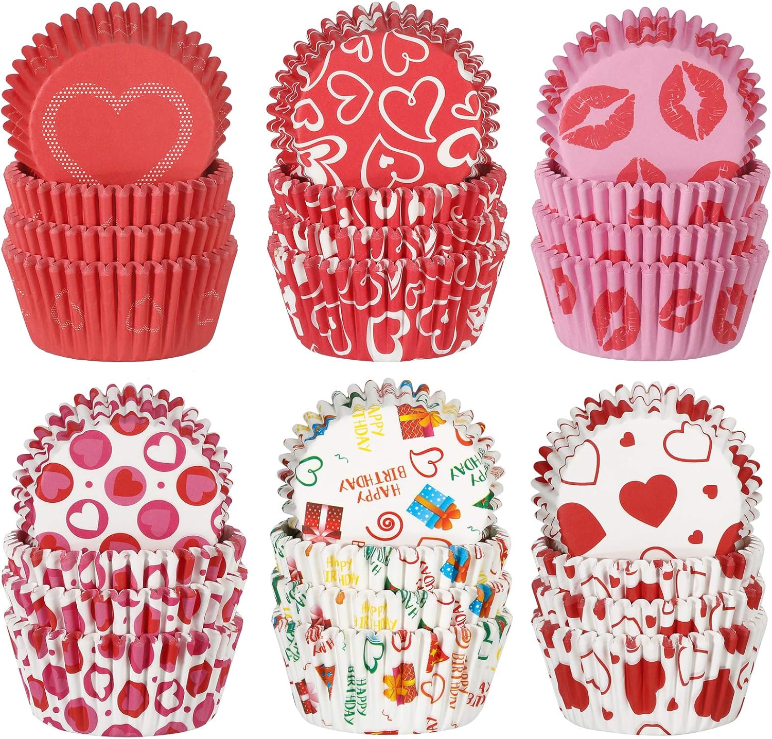mini cupcake liners valentine