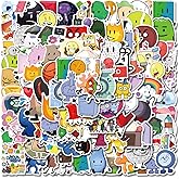 110pcs BFDI Cute Battle for Dream Island Stickers Vinyl Waterproof Decals for Adult for Water Bottle Laptop Luggage Snowboard Guitar Scrapbook Phone Animals Party Stickers