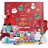 Beauty Advent Calendar 2025 for Adults Women & Teen Girls, 24 Days Bath and Body Christmas Gifts Sets for Women, Spa Gift Baskets for Her, Skincare Beauty Gifts Box Kit
