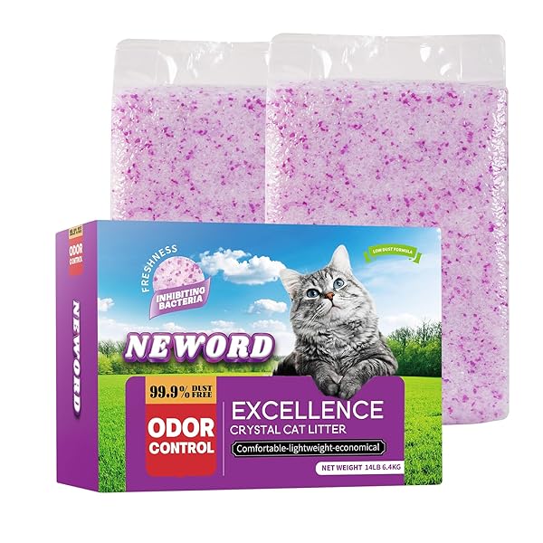 NEWORD CRYSTALS CAT LITTER LIGHTLY SCENTED LITTER SUPERIOR...