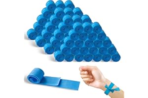 Ayzsdnh 100 Pack Disposable Tourniquets, Latex Free and Tear Resistant, 1 inch Wide x 18 inch Long, Medical First Aid for Nursing, Travel, and Outdoor Emergencies