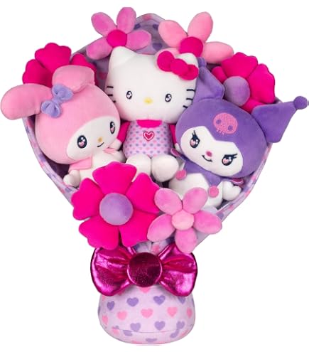 Amazon.com: Hello Kitty® and Friends 14-inch Plush Flower 2 Pack