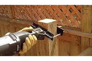 ReciProMate- Reciprocating Saw Guide Attachment for Cutting 4x4 Fence and Deck Posts by ReciProMate Inc
