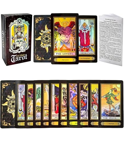 Amazon.com: ZHQGYN 78 Tarot Cards, Tarot Cards Deck with Guide