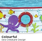 Bestway Paddling Pool 55029 Kids Garden Pool 1.52m x 25cm Multicolor Fish Print view 3