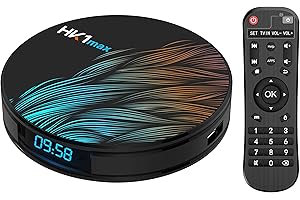 Android Box 11.0 4GB/64GB RK3318 Quad-Core 64bit 2.4Ghz/5.0 Ghz WiFi BT 4.0 4K VP9 3D