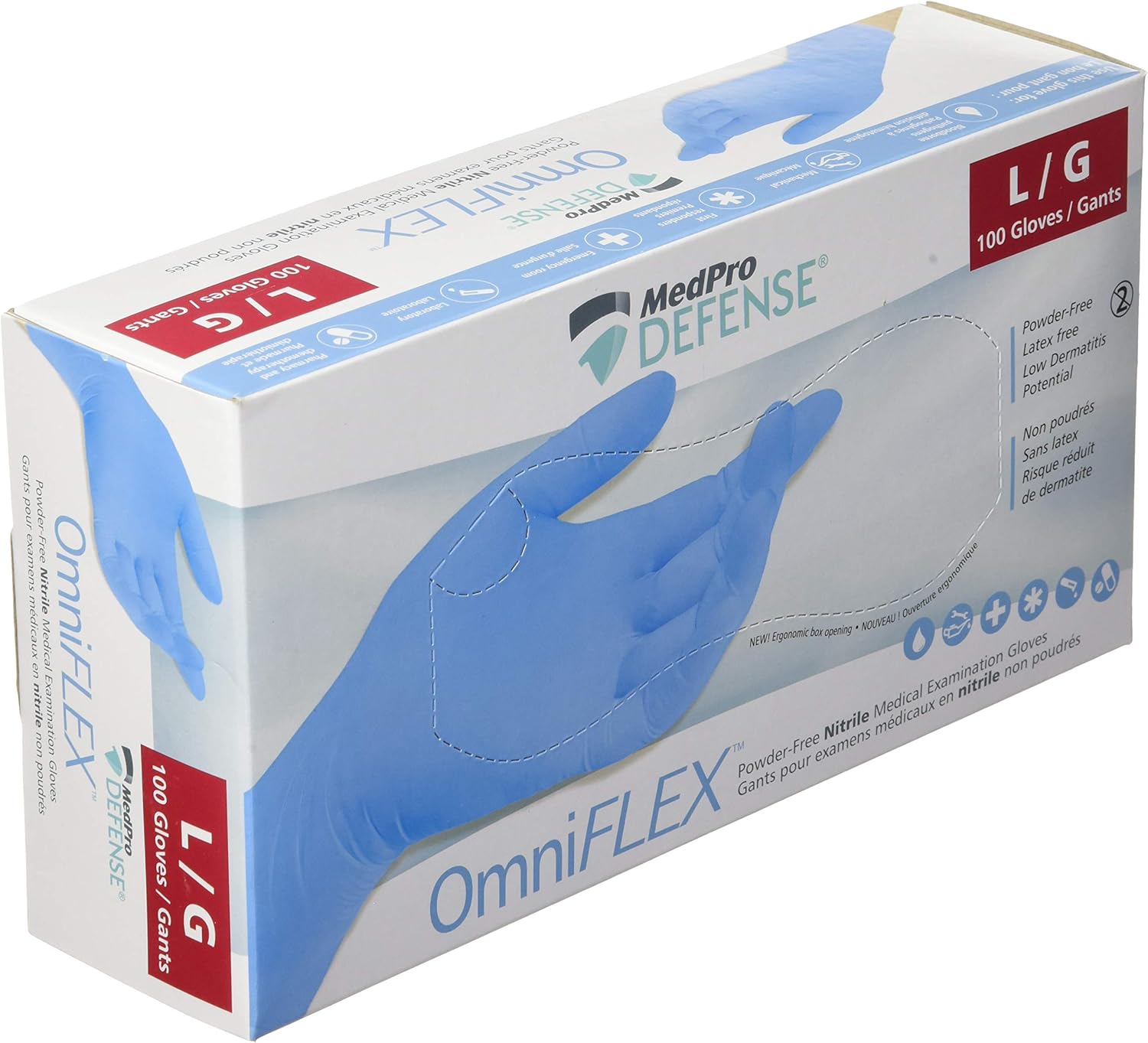 Medpro Omniflex Powder Free Nitrile Medical Examination Gloves Amazon