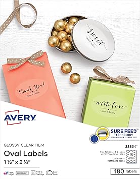 custom oval labels