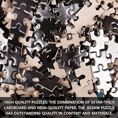 Buy 1000 Piece Jigsaw Puzzle Aluminium Effect Puzzle Ideal For Kids To Adult Toy Game Gift White Tiger Online In Indonesia B08nft8spn