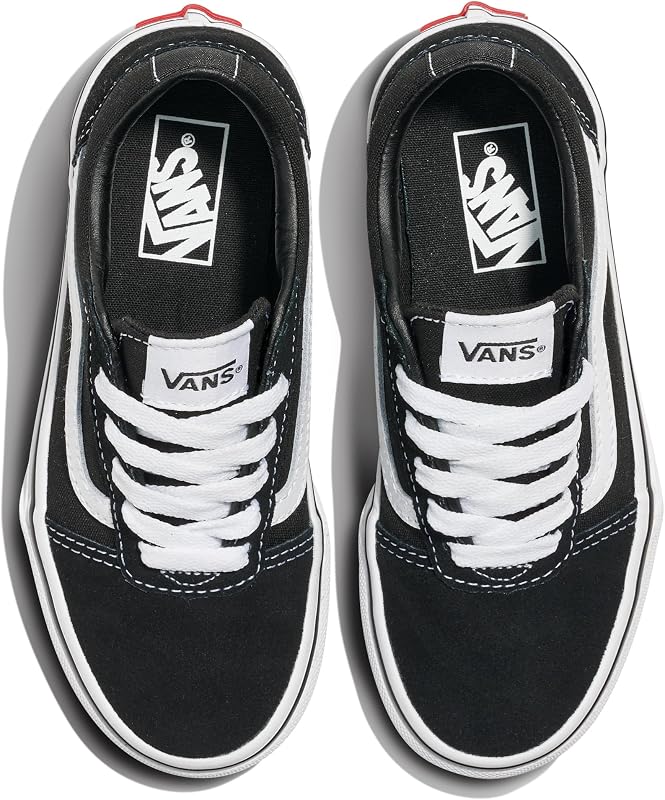Ward, Sneaker Unisex - Bambini e ragazzi, Suede Canvas Black White, 37 EU