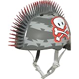 Krash Black Gator Youth Mohawk Helmet 