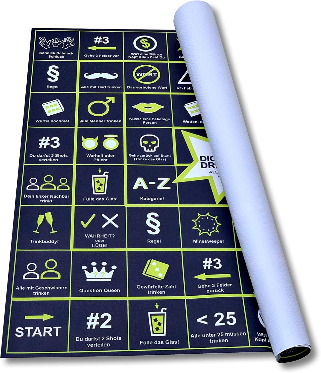 Dice N Drink Das Ultimative Trinkspiel Partyspiel Ab 18 Saufspiel Furs Festival Wurfelspiel Geschenk Brettspiel Witziger Spieleabend Partyartikel Amazon De Spielzeug