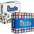 The Uzzle Stack Royale 3.0 by Uzzle Games (Bundle), Fun & Fast Family Board Games for Children & Adults, Block & Color Puzzle Games for Ages 4+