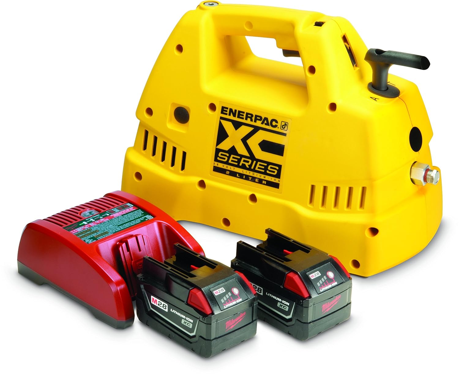 Enerpac XC1202MB Cordless Hydraulic Pump, Single Acting Valve, 2.07