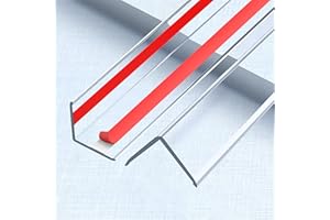 Frychee Clear Self-Adhesive Wall Corner Protectors-2 PCS of Corner Guards & Edge Protector for Baby, Furniture, Door, Tables, Cover Sharp Furniture, Easy to Install (3x40.6cm/1.18x16in)