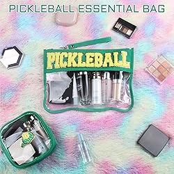 BuyCard 2 Pcs Pickleball Gifts Cosmetic Makeup Bag