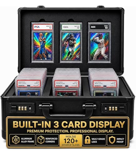 Amazon.com: Graded Card Case - Durable PSA Slab Case with