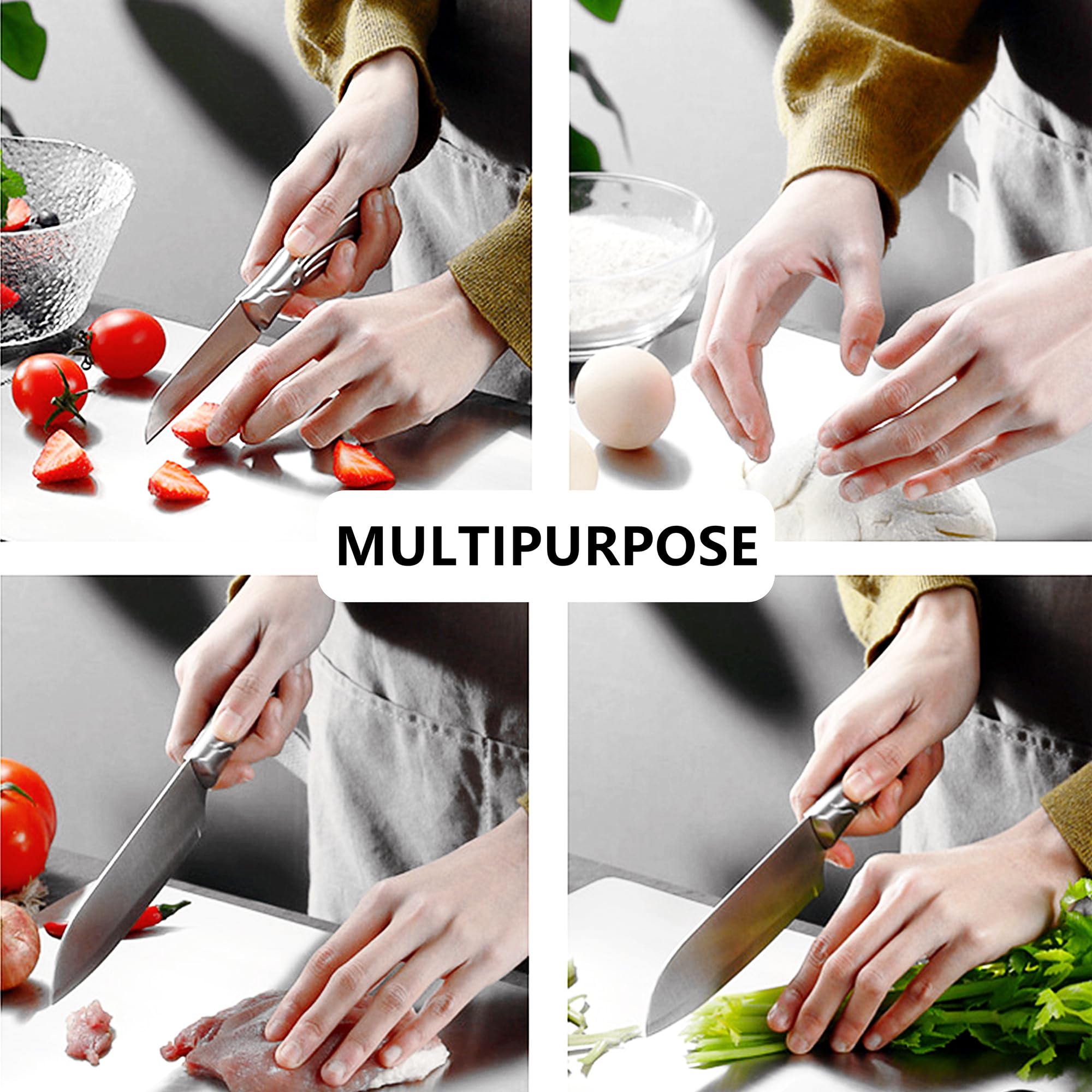 Stainless Steel Cutting Board for Kitchen Heavy Duty Chopping Board (X-Large, 16.1