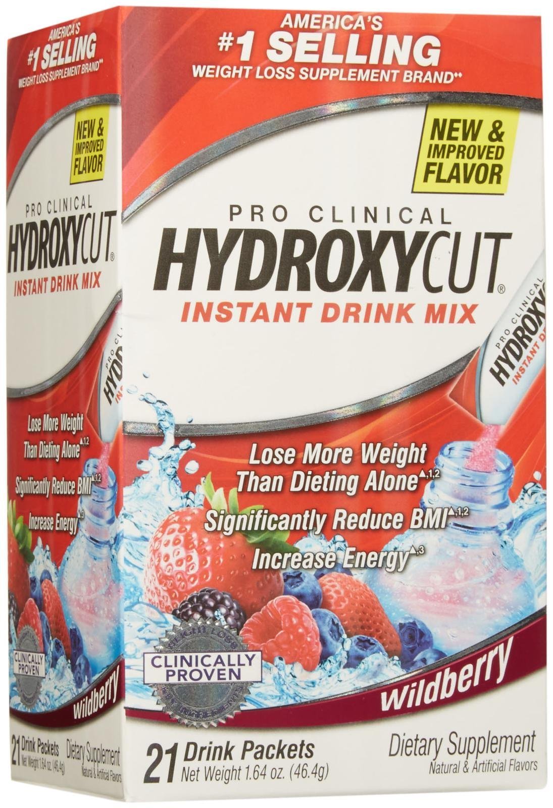 Hydroxycut Pro Clinical Instant Drink Mix Packets Wildberry 1.78 Oz 21 Ct on Galleon