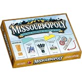 Late for The Sky Missouri-Opoly Board Game - Missouri State Trading Game | Fun Strategy Game for 2-6 Players, Ages 8+ Quick 1-Hour or Traditional Play Made in USA with Unique Tokens and Cards