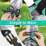 rabbitgoo Cat Harness and Leash Set Escape Proof Adjustable Vest Green Large view 3