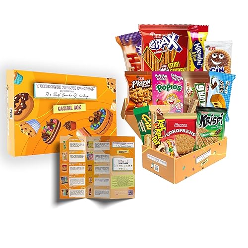 Casual Box Turkish Junk Foods International Snacks Care Package