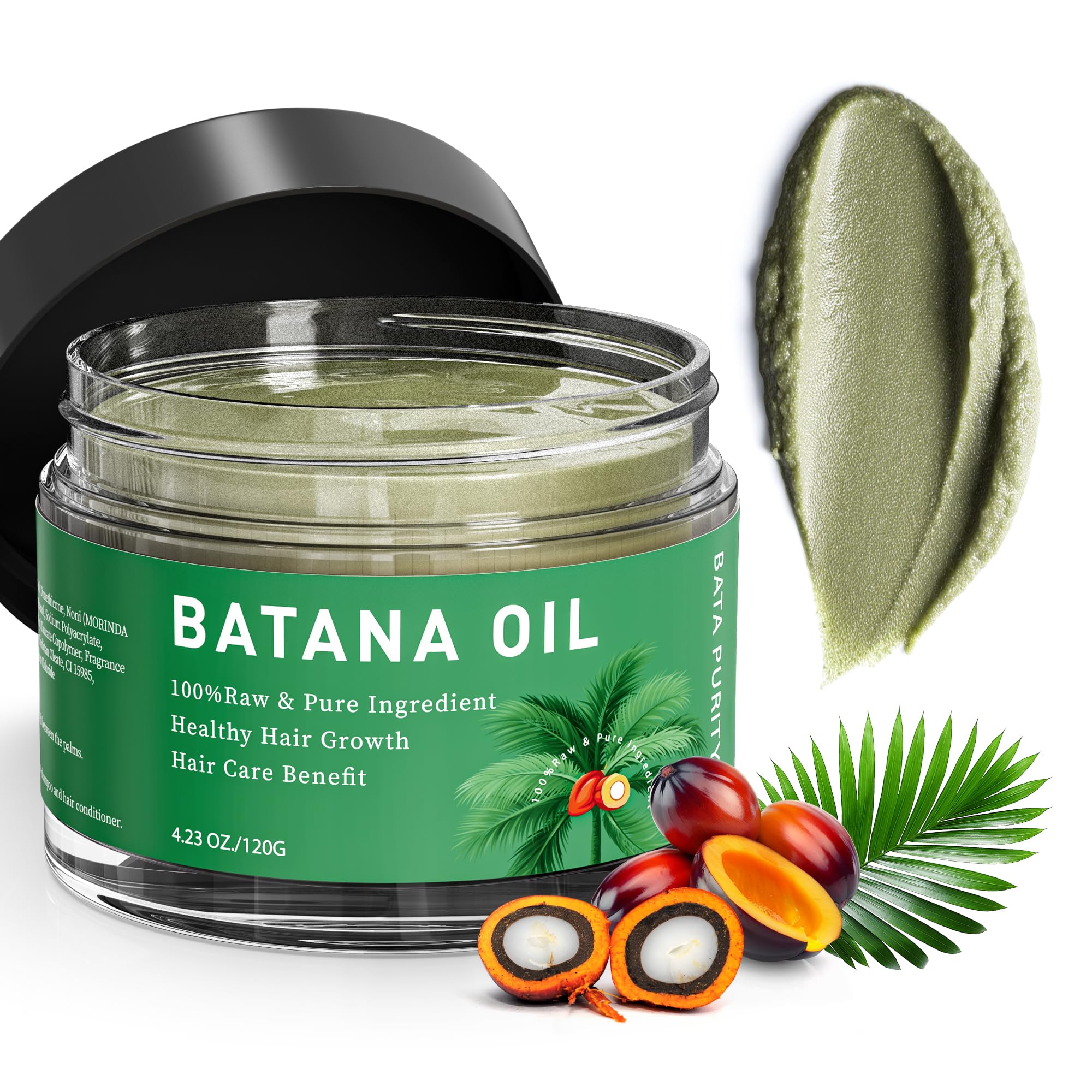 Photo 1 of Batana Oil for Hair Growth and Raw Batana Oil Paste (4.23 FL OZ)