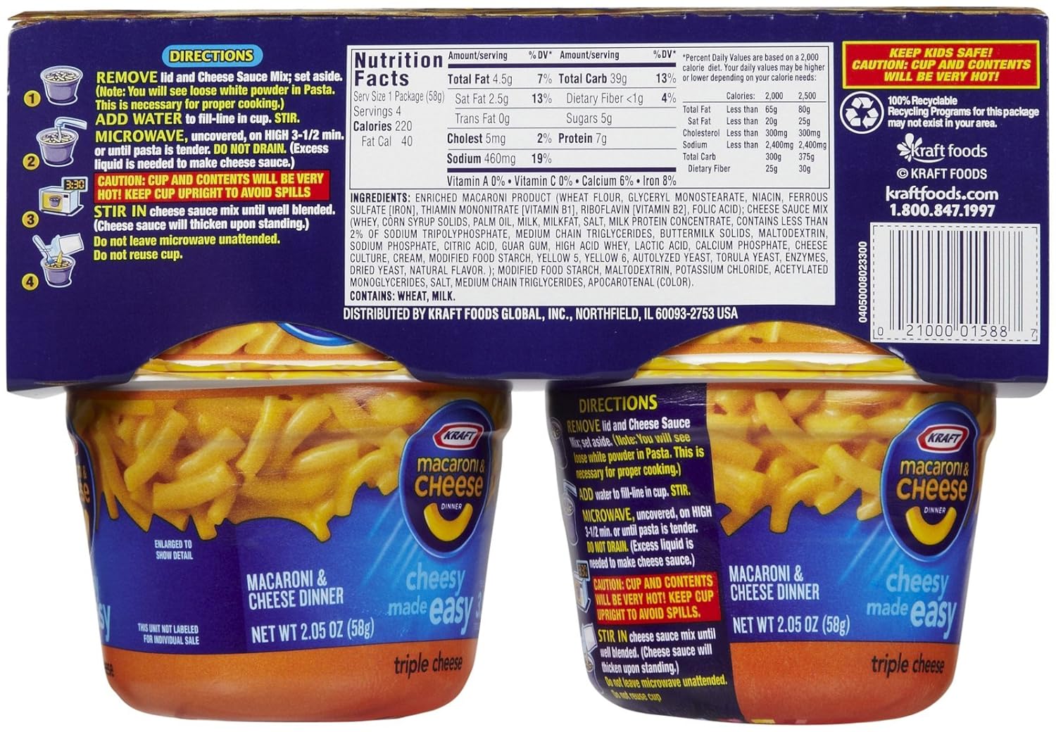 Kraft Macaroni And Cheese Nutritional Value Runners High Nutrition