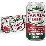Canada Dry Zero Sugar Cherry Gingerale Fruit Splash