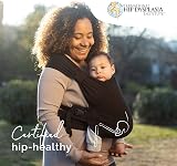 Boba Bliss Pre-Wrapped Baby Wrap Carrier Newborn Sling Black view 7