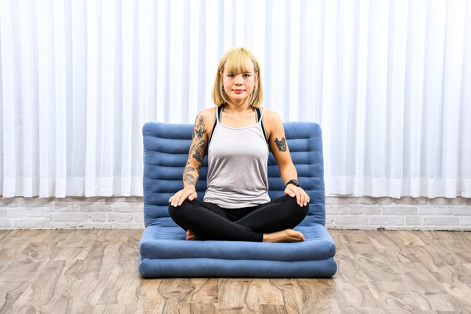 yoga seat with backrest