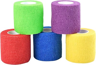 Jalan 2 x 5 Yards Self Adherent Cohesive Bandage Pack 5 Rolls