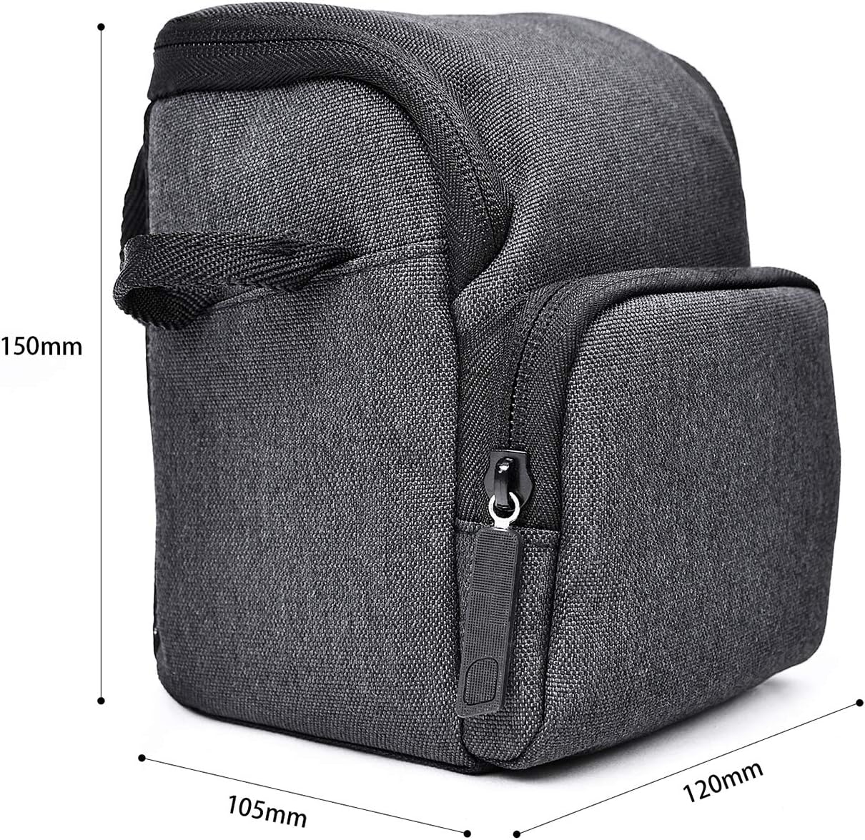 FOSOTO Waterproof Camera Bag Cases Compatible for Canon PowerShot G7X G9X SX740,Nikon A900 A10,Sony RX100 IV A6000,Fujifilm Instax Mini 11 / Mini 9 Travel Camera Bags with Removable Shoulder Strap - Image 5