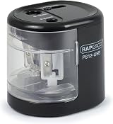 Rapesco 1449 PS12 USB Automatic Pencil Sharpener Black view 4