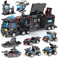 thumbnail image 2 of SWAT Military Building Block Set - 12 Piece SUV & Soldiers With Weapons 2 of 13