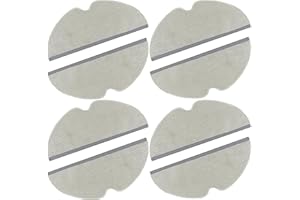 PIVXSNKEW 8 Pack Vacuum Mop Replacement Pads for Xiaomi Roborock S5,S5 Max,S6,S6 MaxV, E4,S6 Pure,Q7,Q7 Max,Q5,Q5 Pro,Q5 Pro+,Q8 Max,E5,E35,E2,E25,Q8 Max+ Robot Vacuum,8 Pack Microfiber Mop Pads