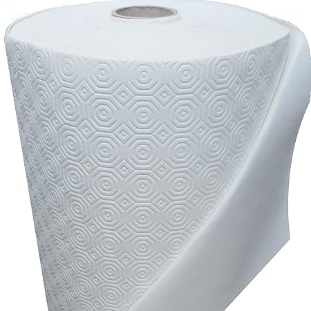 Tischschoner Classic Breite 100 cm Länge wählbar - Weiss Größe 100x200 cm Eckig ( Rund Oval anpassbar ) Molton Tischpolster