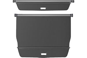 smnuxwm Cargo Cover for 2018-2024 Volkswagen Tiguan, Trunk Cargo Cover Shielding Shade Privacy Screen（Carbon Fiber Texture）