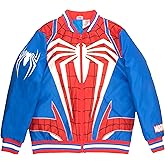 Marvel Spiderman and Venom Varsity Bomber Jackets for Boys Spider-Man and Venom Graphic Print Lightweight Varsity Jackets
